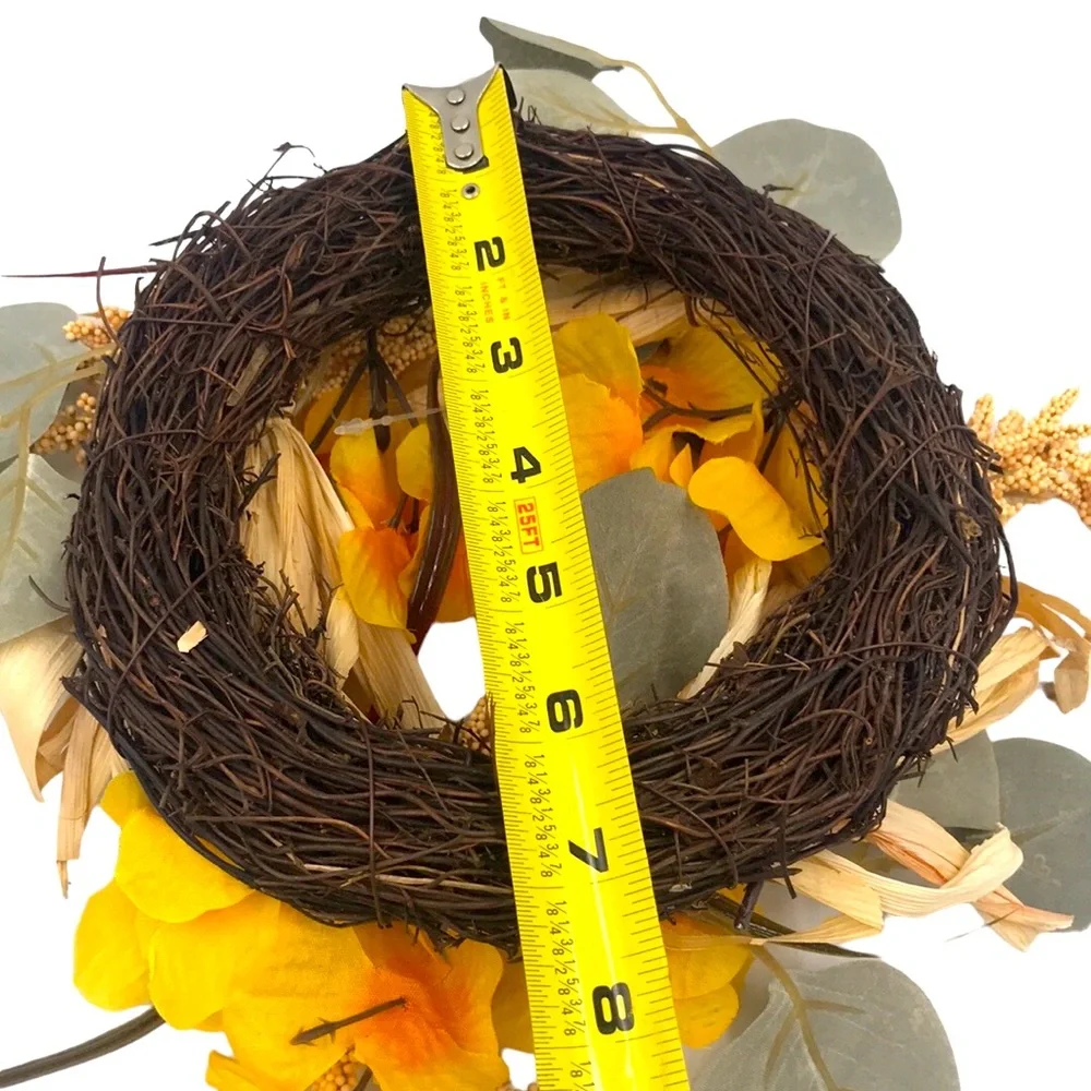 Mini Harvest Wreath Floral Arrangement decor